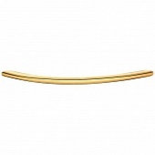 Ручка мебельная (скоба) цинковое литье, цвет золото 128 мм