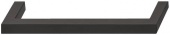 Ручка мебельная (скоба) нержавеющая сталь, графитовый черный 106/96х35