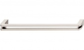 Ручка мебельная (скоба) Н1310 цвет никель мат 202х28 мм