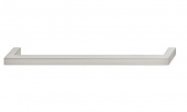 Ручка мебельная (скоба) цинковое литье, хром матовый 137/128х28 мм