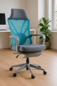 Кресло руководителя K268-1 grey