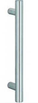 Ручка для стеклянной двери, сталь,  матовая, 25х400 мм