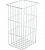 Корзина для белья, штабелирутся, пластмасса, белый, 430x270x430 мм