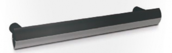Мебельная ручка   алюминий, 288 мм, цвет сталь