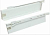 Направляющая для выдвижных ящиков Metabox (H86) 450 мм, белый