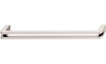 Ручка мебельная (скоба) Н1310 цвет никель мат 170х28 мм
