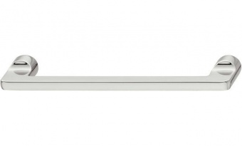 Ручка мебельная (скоба) Н1565 цвет хром 144х32 мм