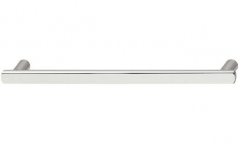 Ручка мебельная (скоба) Н1560 цвет алюминий 186х31 мм