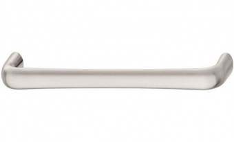 Ручка мебельная (скоба) Н1525 никель матовый 160 мм